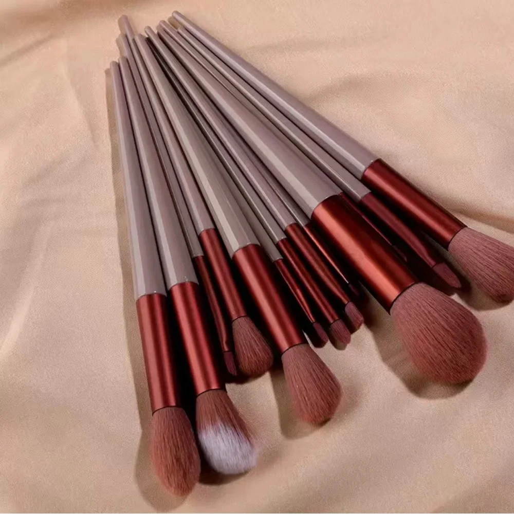 14Pcs Premium Synthetic Foundation‎ Contour Concealer EyeShadow MakeUp Brush set